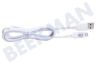 ACT AC3011  Cable USB a Lightning, 1 metro adecuado para entre otros Conector Lightning de 8 pines de Apple