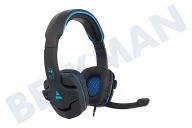 Play PL3320 auriculares para juegos adecuado para entre otros Enchufe estéreo de 3,5 mm