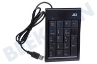 ACT AC5480  Teclado numérico adecuado para entre otros conexión USB