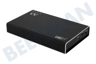 Ewent  EW7070 USB 3.1 Gen2 Tipo-C Carcasa HDD / SSD de 2,5 pulgadas adecuado para entre otros USB 3.1, altura máxima de 9.5 mm
