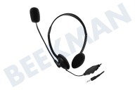 Ewent EW3567  Auriculares con micrófono adecuado para entre otros Estéreo jack de 3.5mm