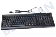 ACT AC5410 Diseño de teclado empresarial USB / EE. UU. adecuado para entre otros conexión USB