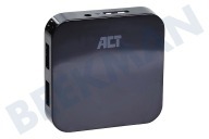 ACT AC6410  Hub USB-C de 4 puertos con adaptador de corriente adecuado para entre otros USB 3.2 Gen1 (5 Gbps)