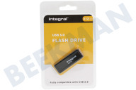 Integral INFD512GBBLK3.0  Memory stick adecuado para entre otros USB 3.0 Memoria USB de 512 GB Negra adecuado para entre otros USB 3.0