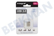 Integral  INFD128GBFUS3.0 Fusión del metal de 128 GB USB 3.0 Flash Drive adecuado para entre otros USB 3.0