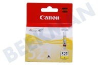 Canon CANBCI521Y  Cartucho de tinta adecuado para entre otros Pixma iP3600, iP4600 PIXMA CLI 521 Amarillo adecuado para entre otros Pixma iP3600, iP4600 PIXMA