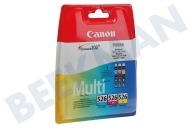Canon CANBCI526P  Cartucho de tinta adecuado para entre otros IP4850, MG5150,5250,6150 CLI 526 CLI 526 C/M/Y paquete múltiple adecuado para entre otros IP4850, MG5150,5250,6150