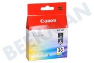 Canon CANBCLI36C  Cartucho de tinta adecuado para entre otros Pixma Mini 260 CLI 36 colores adecuado para entre otros Pixma Mini 260