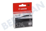 Canon CANBCI526B  Cartucho de tinta adecuado para entre otros IP4850, MG5150,5250,6150 CLI 526 Negro adecuado para entre otros IP4850, MG5150,5250,6150