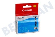 Canon CANBCI526C  Cartucho de tinta adecuado para entre otros IP4850, MG5150,5250,6150 CLI 526 cian adecuado para entre otros IP4850, MG5150,5250,6150