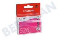 Canon CANBCI526M Impresora Canon Cartucho de tinta adecuado para entre otros IP4850, MG5150,5250,6150 CLI 526 Magenta adecuado para entre otros IP4850, MG5150,5250,6150