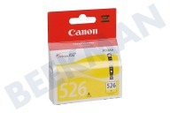Canon CANBCI526Y Impresora Canon Cartucho de tinta adecuado para entre otros IP4850, MG5150,5250,6150 CLI 526 Amarillo adecuado para entre otros IP4850, MG5150,5250,6150