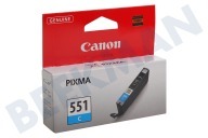 Canon CANBC551C  Cartucho de tinta adecuado para entre otros Pixma MX925, MG5450 CLI 551 cian adecuado para entre otros Pixma MX925, MG5450