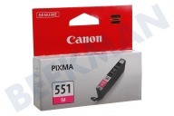 Canon CANBC551M Impresora Canon Cartucho de tinta adecuado para entre otros Pixma MX925, MG5450 CLI 551 Magenta adecuado para entre otros Pixma MX925, MG5450