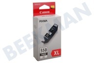 Canon CANBP550BH Impresora Canon Cartucho de tinta adecuado para entre otros Pixma MX925, MG5450 PGI 550 PGBK XL Negro adecuado para entre otros Pixma MX925, MG5450