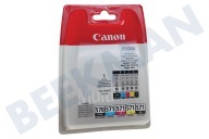 Canon CANBP571P  0372C004 Canon PGI-570 / CLI-571 Multipack adecuado para entre otros Pixma MG5750, PIXMA MG5751, MG6850 PIXMA