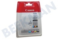 Canon CANBCI571P  0386C005 CLI-571 Multipack adecuado para entre otros Pixma MG5750, PIXMA MG5751, MG6850 PIXMA