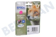 Epson 2666334  Cartucho de tinta adecuado para entre otros Stylus S22, SX125, SX420W T1283 Magenta adecuado para entre otros Stylus S22, SX125, SX420W