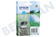 Epson EPST346240 Impresora Epson C13T34624010 Epson T3462 Cyan adecuado para entre otros Epson Workforce Pro WF Series 3720, 3720 DWF, 3725