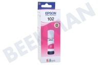 Epson EPST03R340  C13T03R340 Epson 102 Magenta adecuado para entre otros Epson Ecotank ET Series 2700, 2750, 3700, 3750, 4750