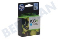 HP Hewlett-Packard HP-CN054AE HP 933 XL Cyan Impresora HP Cartucho de tinta adecuado para entre otros Officejet 6100, 6600 933XL cian adecuado para entre otros Officejet 6100, 6600
