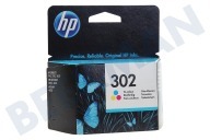 HP Hewlett-Packard HP-F6U65AE  F6U65AE HP 302 color adecuado para entre otros Deskjet 1110, 2130, 3630
