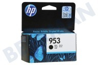 HP Hewlett-Packard 2621280 Impresora HP L0S58AE HP 953 Negro adecuado para entre otros Officejet Pro 8210, 8218, 8710