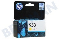 HP Hewlett-Packard 2621284 Impresora HP F6U14AE HP 953 Amarillo adecuado para entre otros Officejet Pro 8210, 8218, 8710