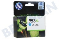 HP Hewlett-Packard 2551984  F6U16AE HP 953XL Cyan adecuado para entre otros Officejet Pro 8210, 8218, 8710
