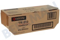 Kyocera 1857666  Cartucho de toner adecuado para entre otros FS3900DN, FS4000DN TK-310 adecuado para entre otros FS3900DN, FS4000DN