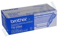 Brother TN2000 Impresora Brother Cartucho de toner adecuado para entre otros HL2030, HL2040, HL2070N TN 2000 Negro adecuado para entre otros HL2030, HL2040, HL2070N