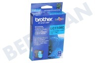 Brother LC1100C  Cartucho de tinta adecuado para entre otros MFC490CW, DCP385C LC 1100 cian adecuado para entre otros MFC490CW, DCP385C