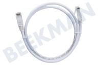 Universeel K034  Cable UTP 1 metro GRANEL adecuado para entre otros 1 metro blanco