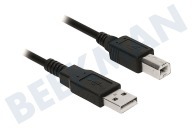 Universeel  EC2402 USB 2.0 A macho - USB B macho, 1,8 Meter adecuado para entre otros Versión 2.0, 1.8 Meter