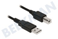 Universeel  EC2403 USB 2.0 A macho - USB B macho, 3,0 Meter adecuado para entre otros Versión 2.0, 3.0 Meter