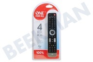 One For All URC7145  URC 7145 Uno para todos Evoluciona 4 adecuado para entre otros mando a distancia universal para Smart TV