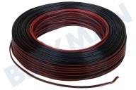 Universeel 0126526  Cable adecuado para entre otros rojo / negro altavoz 2x0,75 adecuado para entre otros rojo / negro