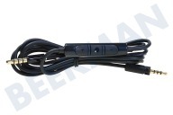 Sennheiser  552705 Sennheiser NF Negro cable de 3,5 mm con mando a distancia adecuado para entre otros Serie Momentum