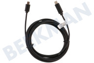 Universeel 4080378 Micro cable USB C a USB B - 3 metros adecuado para entre otros 3,0 metros