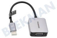Marmitek 25008370  Adaptador USB-C > VGA adecuado para entre otros Adaptador USB-C a VGA