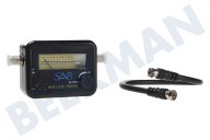 Smart Q000109 SF-9501  Satfinder adecuado para entre otros Buscador de Satélite  Satfinder VU indicador de sonido metro + cable adecuado para entre otros Buscador de Satélite