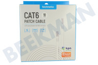 Technetix 11201702 CAT6-10M-SHOP  Cable de conexión UTP CAT6 RJ45 10 metros adecuado para entre otros Velocidades de 10Gbps