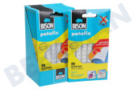 Bison 65882  Pastilles adhesives adecuado para entre otros 12x80 piezas Patafix Original adecuado para entre otros 12x80 piezas