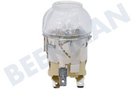 AEG 8087690023 Lámpara adecuado para entre otros EP3013021M, BP1530400X, EHL40XWE Horno-Microondas Lámpara de horno, completa adecuado para entre otros EP3013021M, BP1530400X, EHL40XWE
