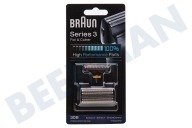 Braun 81253254 Máquina de afeitar 30B Serie 3 adecuado para entre otros Láminas y cuchillas serie 7000/4000
