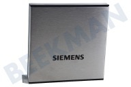 Siemens 654027, 00654027 Cafetera automática Cubierta adecuado para entre otros TK75K573 Panel adecuado para entre otros TK75K573