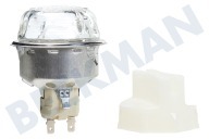 Dimplex 420775, 00420775  Lámpara adecuado para entre otros HBA56B550, HB300650, HB560550  Lámpara de horno completa adecuado para entre otros HBA56B550, HB300650, HB560550