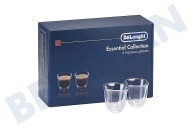 DeLonghi 5513296651 DLSC300 Cafetera automática tazas adecuado para entre otros Set de 6 vasos de espresso. Colección esencial adecuado para entre otros Set de 6 vasos de espresso.