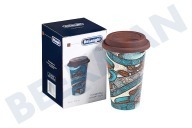 DeLonghi 5513281021 DLSC055 Cafetera automática Termo taza adecuado para entre otros El catador, 350 ml. Taza de cerámica con doble pared. adecuado para entre otros El catador, 350 ml.
