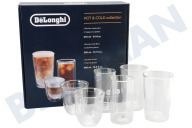 DeLonghi AS00004620 DLSC326 Cafetera automática tazas adecuado para entre otros Juego de 6 vasos Colección Fría y Caliente adecuado para entre otros Juego de 6 vasos
